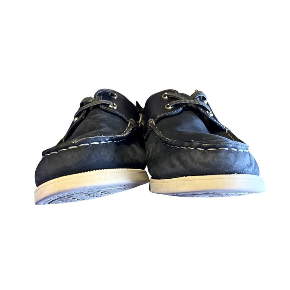 Florsheim Kids Shoes Size 5.5 M Navy Blue Leather Slip On Style - Picture 9 of 9